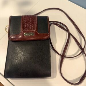 Vintage Carryland  leather cross body purse